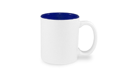 Чашка с темно-синей серединой 330мл