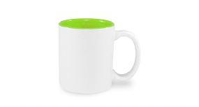 Чашка с зеленой серединой 330мл