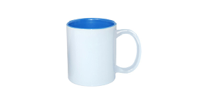 Чашка с светло-синей серединой 330мл