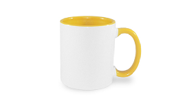 Чашка MIX желтая 330мл