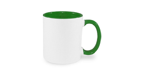 Чашка MIX темно-зеленая 330мл